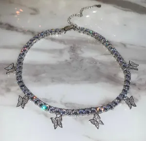 Tennis Square gem tennis choker (FREE! BUY ONE GET ONE FREE ,ADD 2 TO CART)