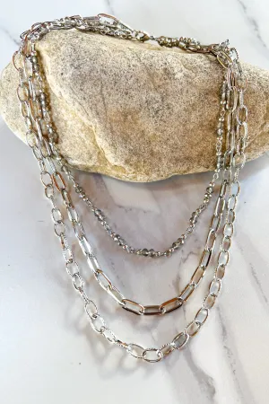 The Cybil Necklace, Silver