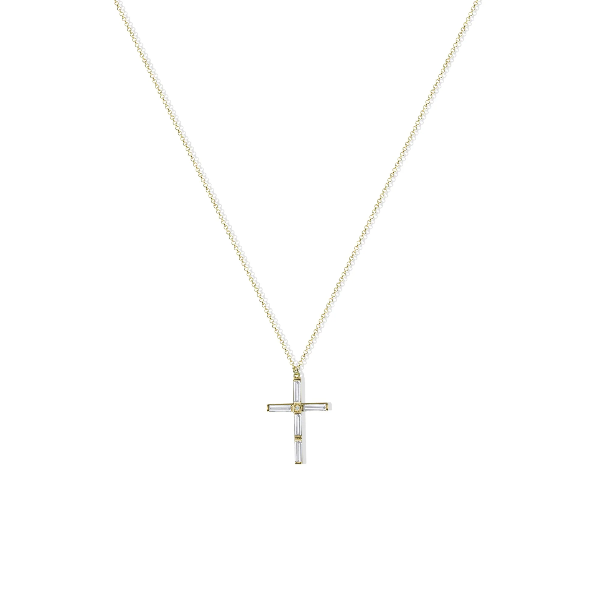 THE MINI CELIA CROSS NECKLACE
