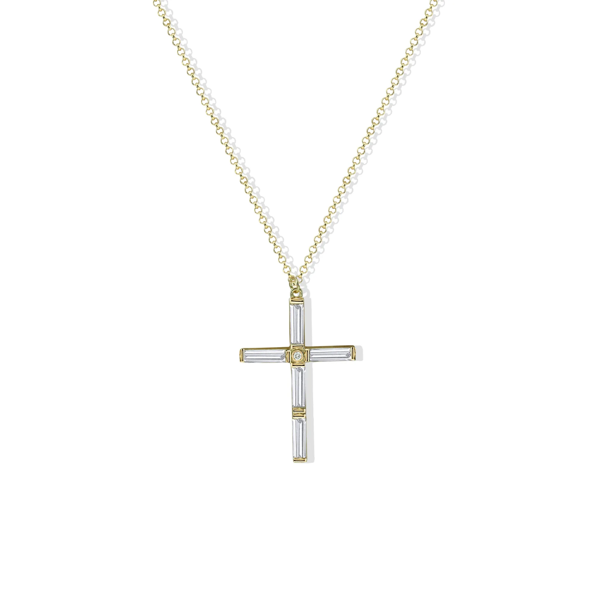 THE MINI CELIA CROSS NECKLACE