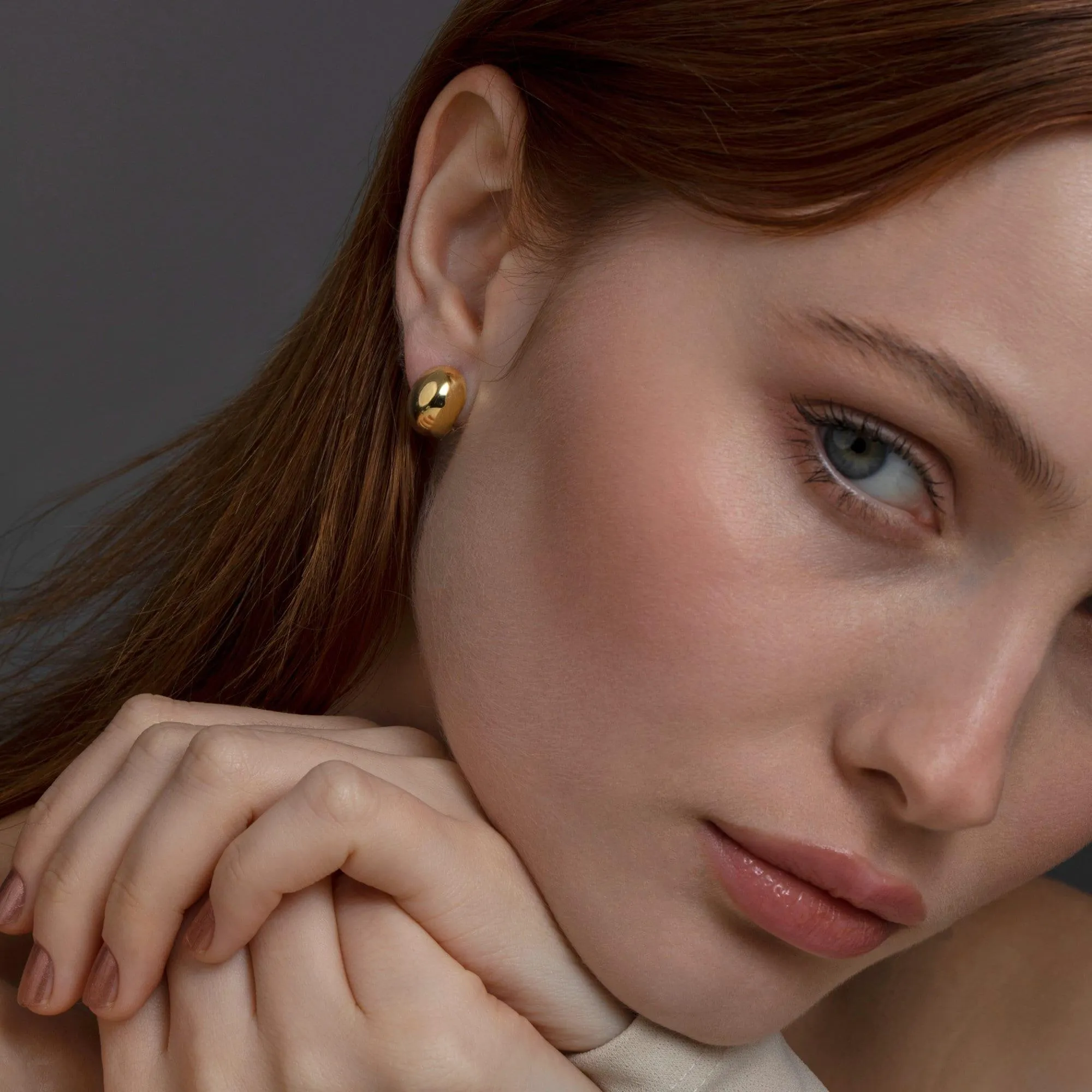 Thick Hinged Hoop Earrings - 18K Gold Vermeil