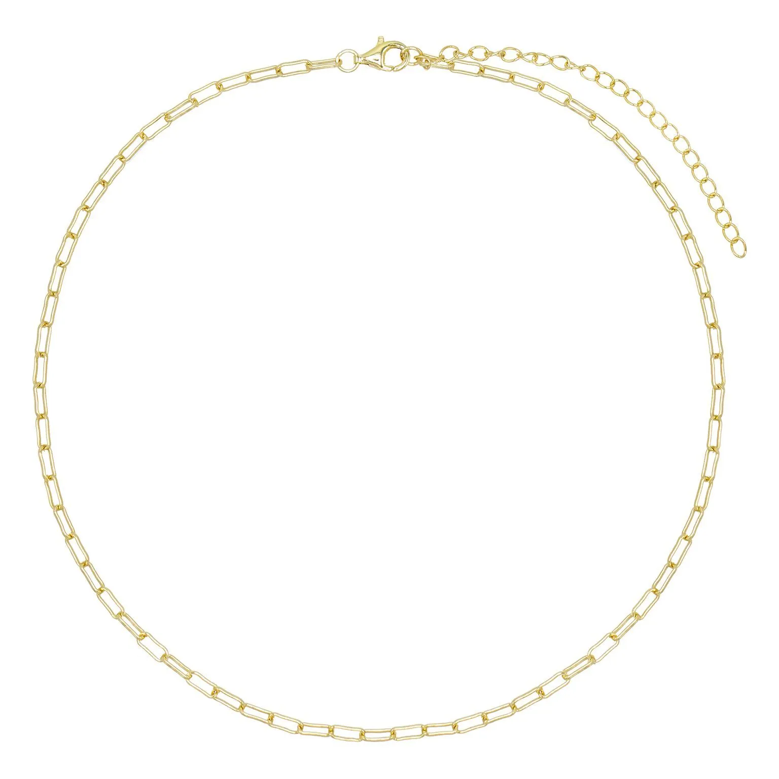 Thin Open Link Necklace