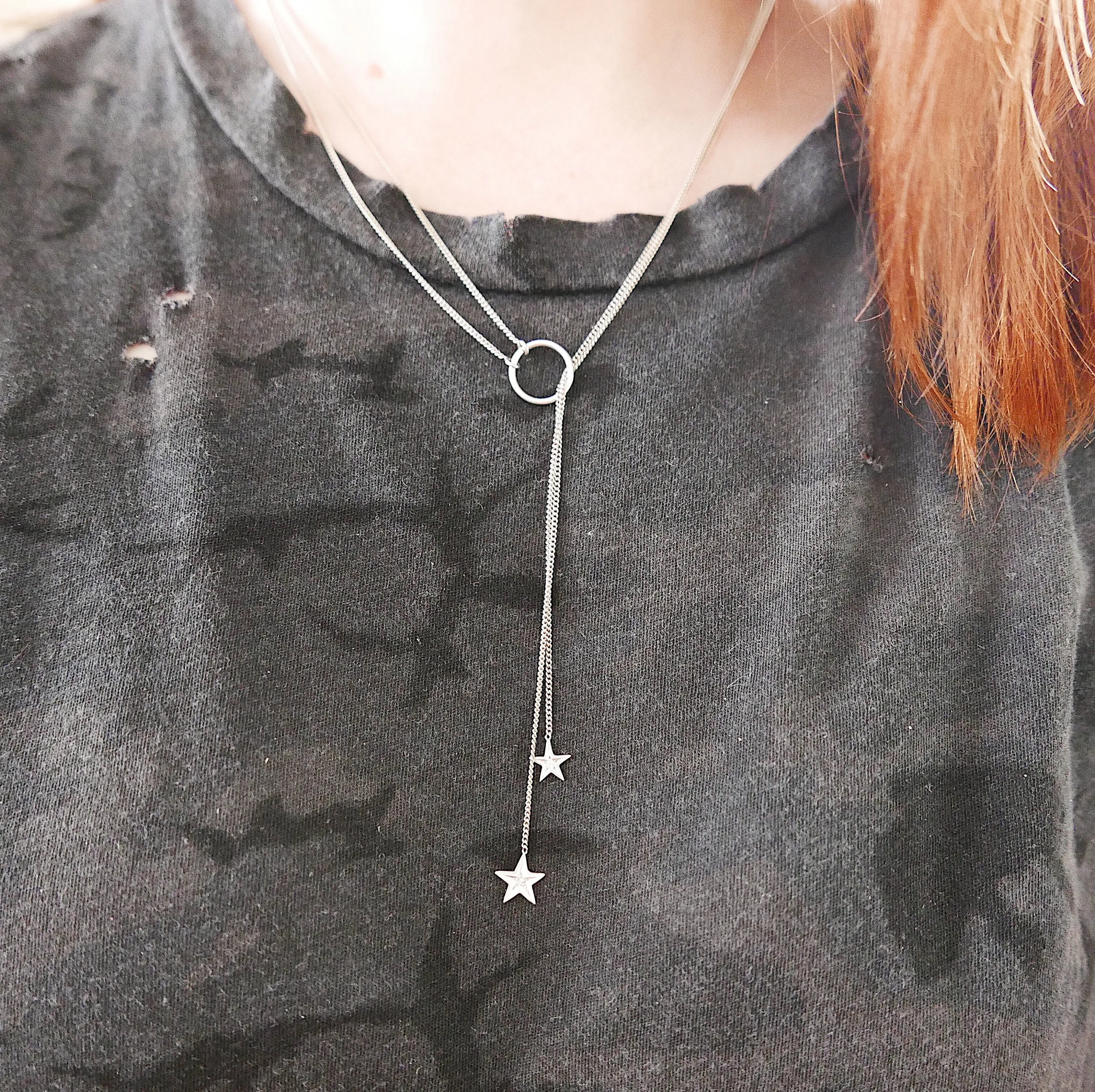 Three Way Star Necklace