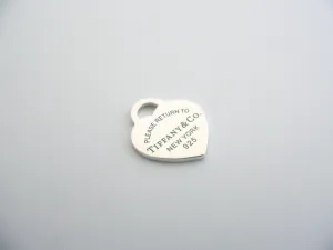 Tiffany & Co Return Blue Enamel Heart Pendant Charm 4 Necklace Bracelet Gift Art