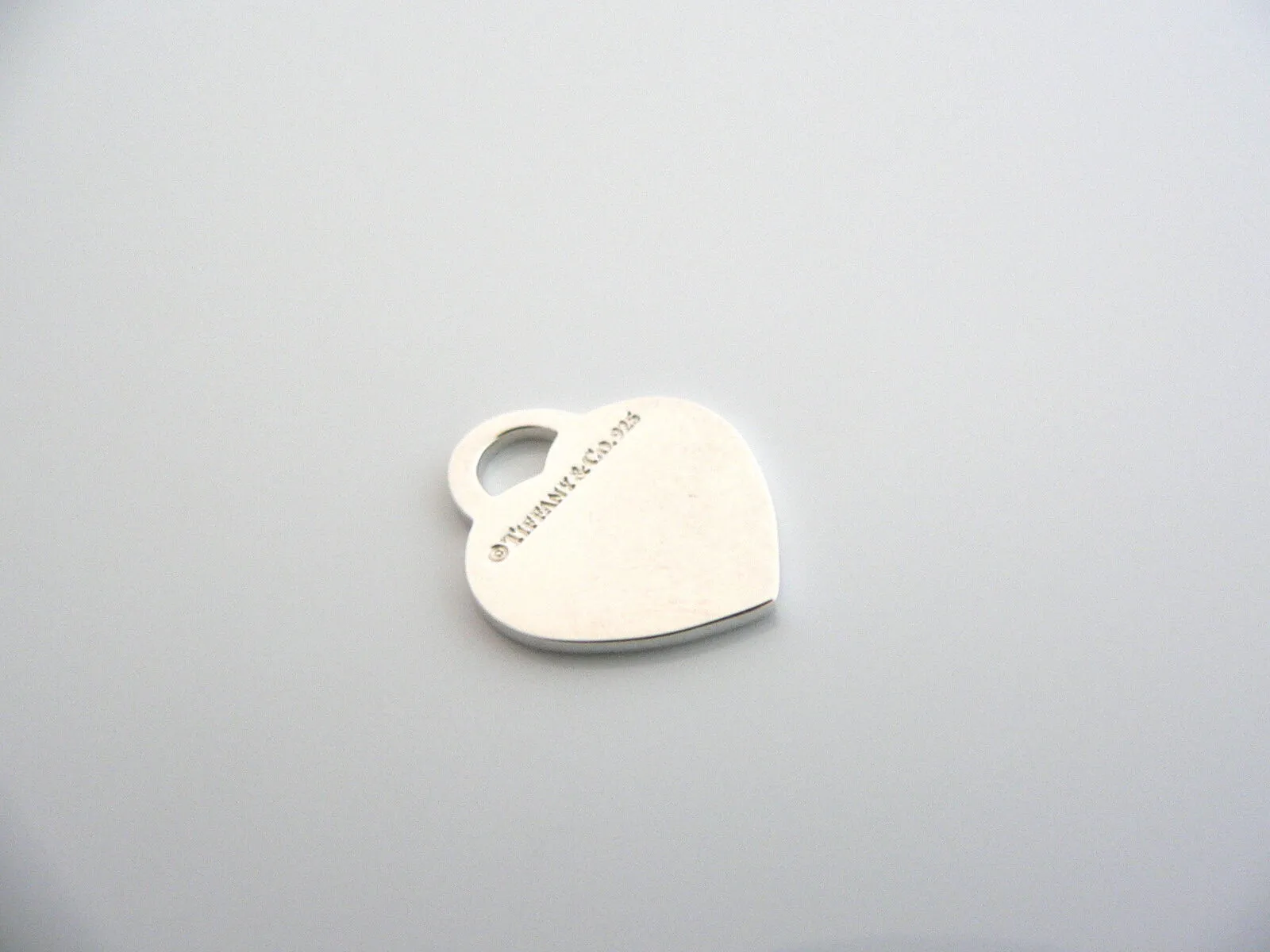 Tiffany & Co Return Blue Enamel Heart Pendant Charm 4 Necklace Bracelet Gift Art