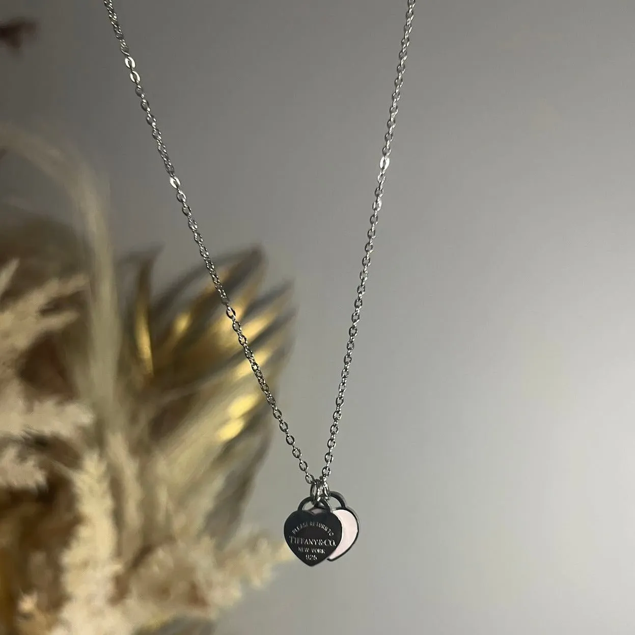 Tiffanyz Heart Shape Necklace Pendant