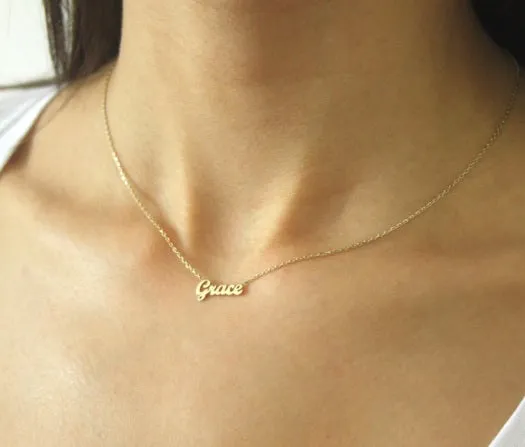 Tiny Name Necklace