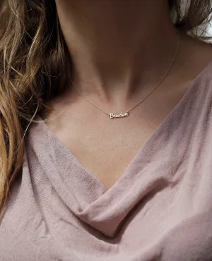 Tiny Name Necklace