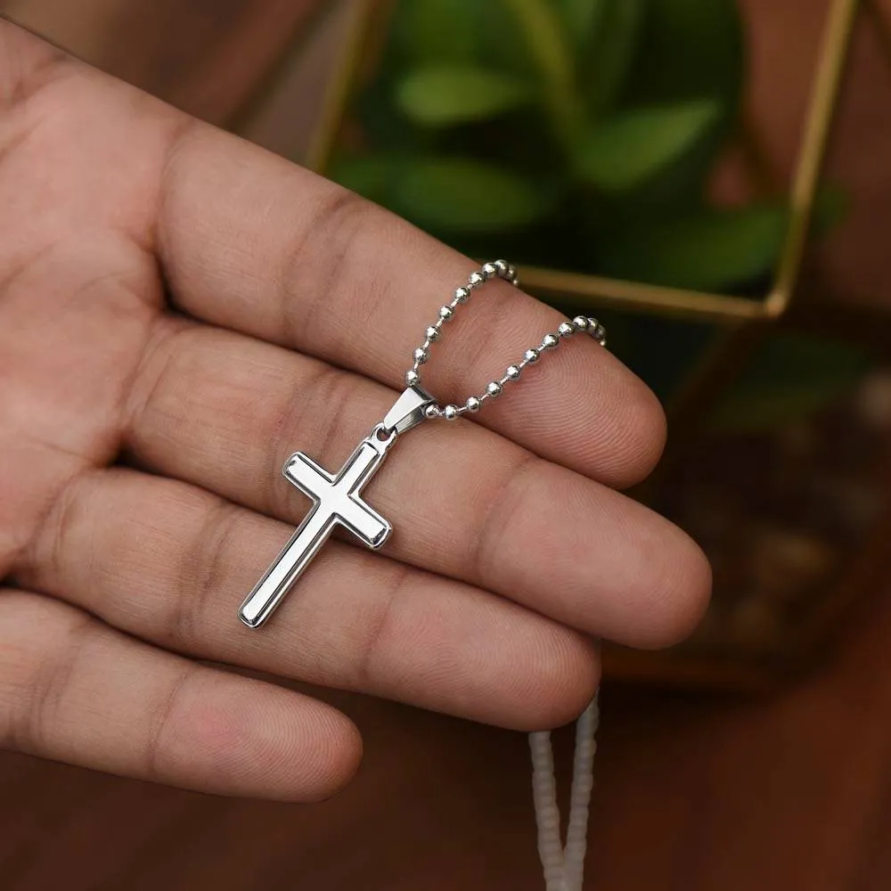 To My Daughter On Her First Communion Cross Necklace
