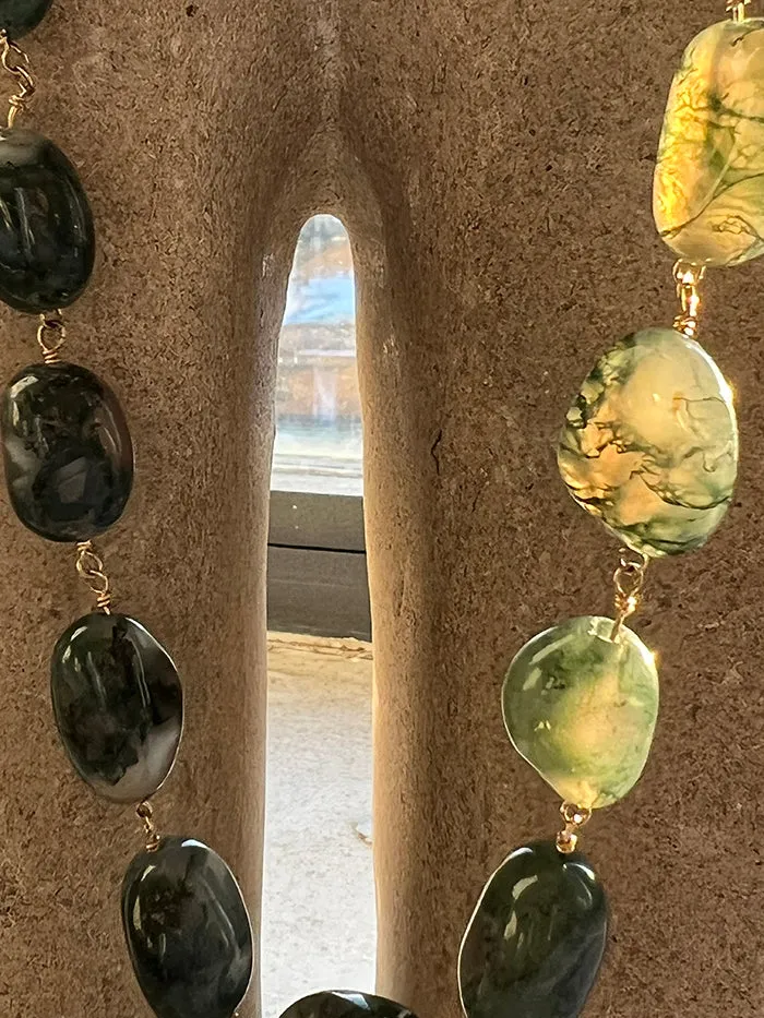 Tree Agate Chunky Rosary