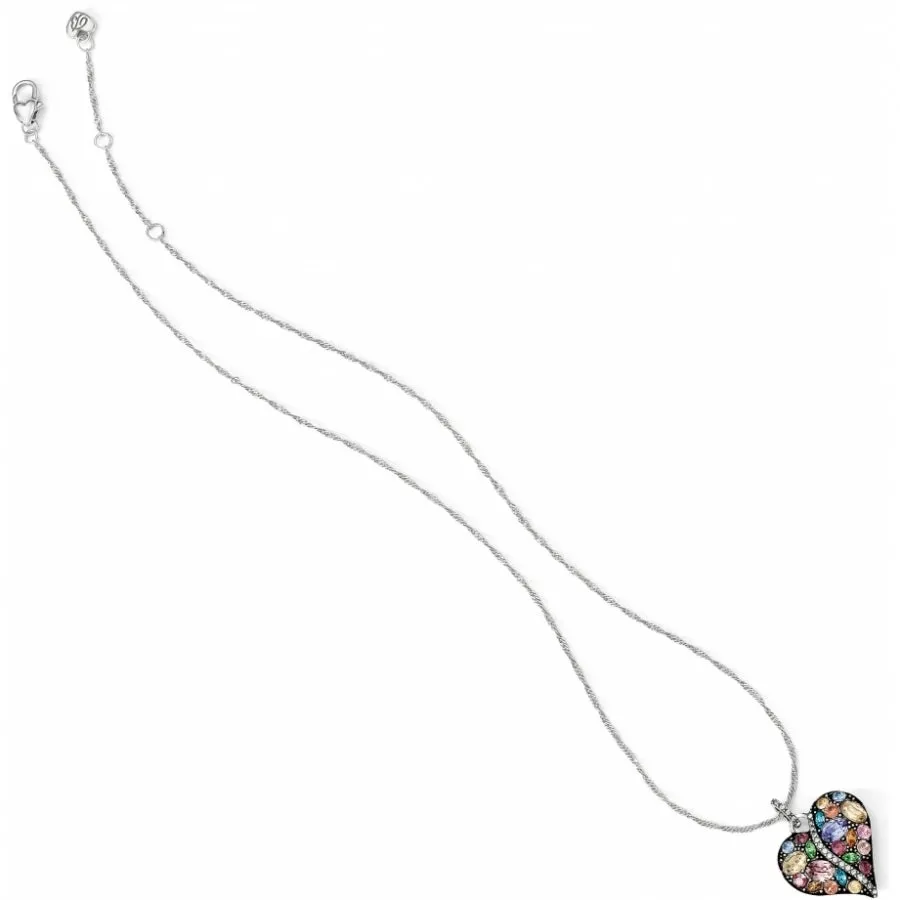 Trust Your Journey Heart Necklace
