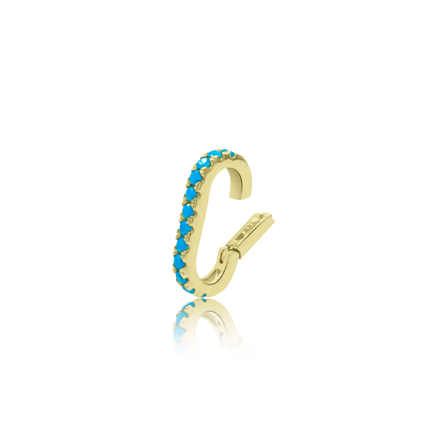 Turquoise Link Clasp
