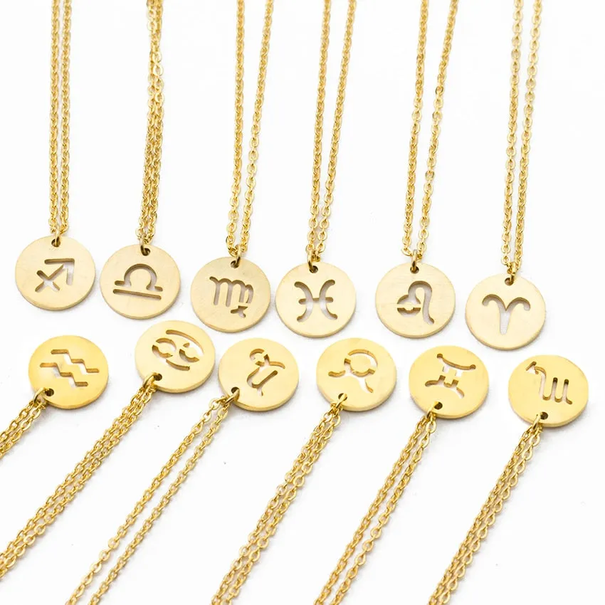 Twelve Constellations Necklaces