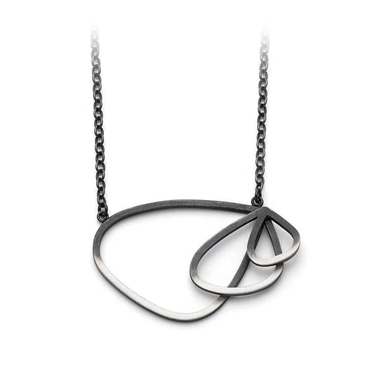 Two Tone Triple Wing Pendant