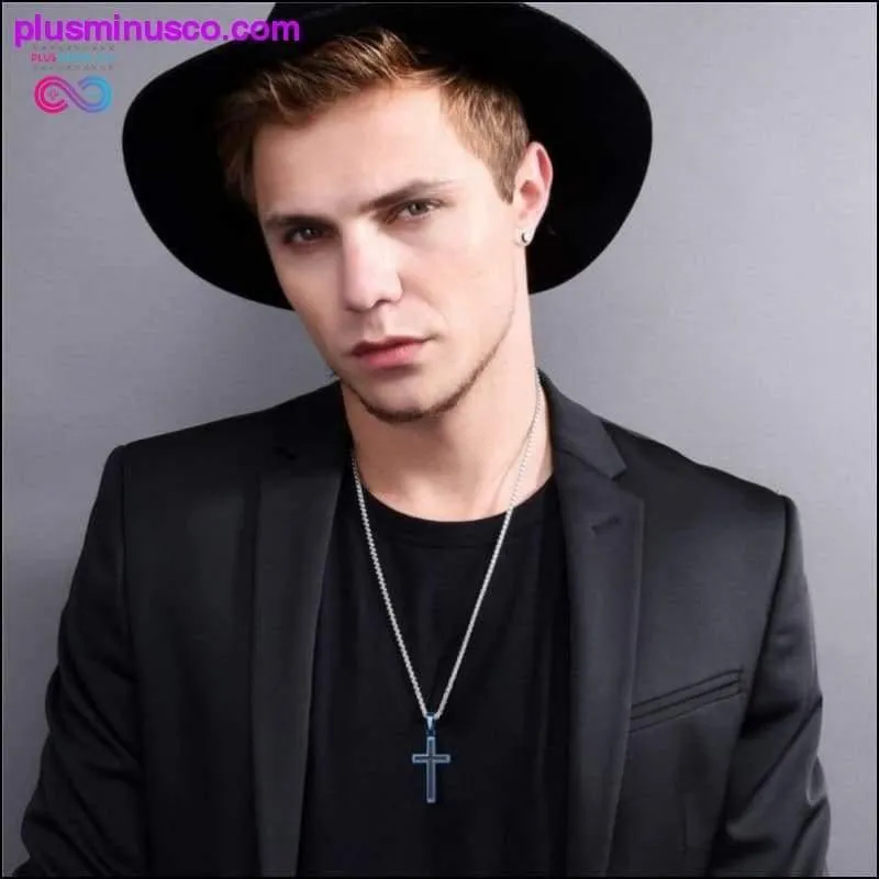 Unisex Religious Christian Cross Enamel Pendant Necklace