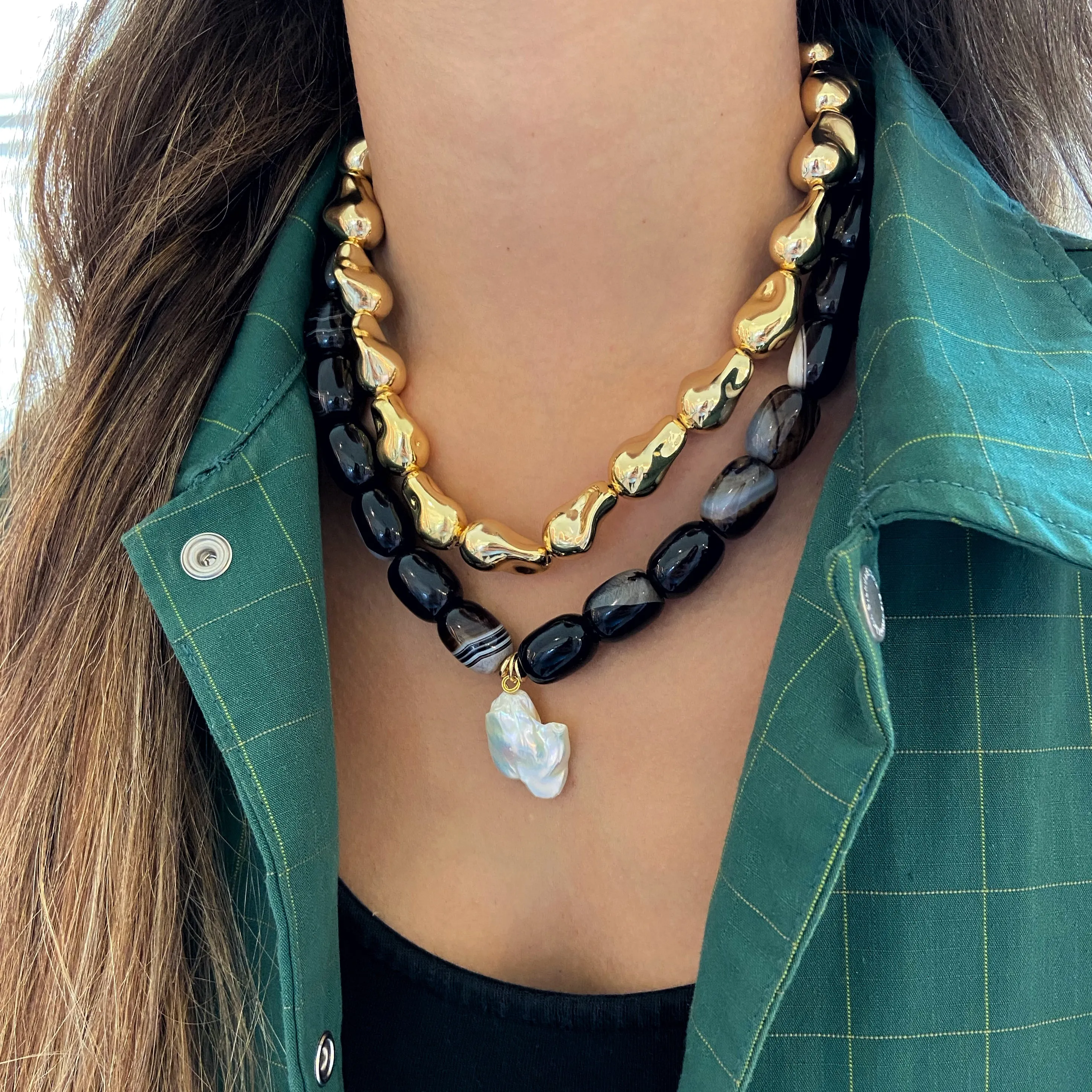 Vana Baroque Pearl Necklace