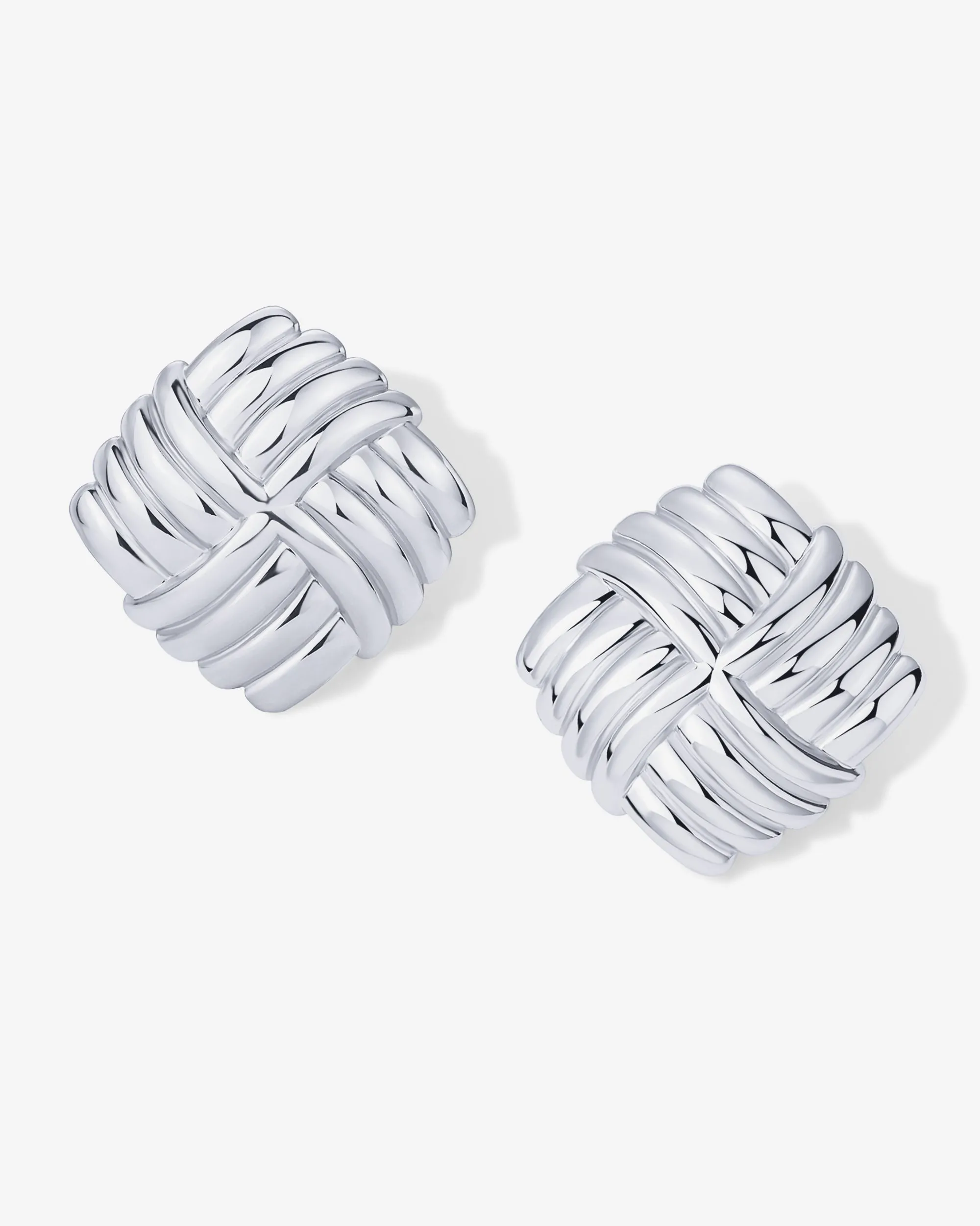 Vintage Diamond Knot Earrings