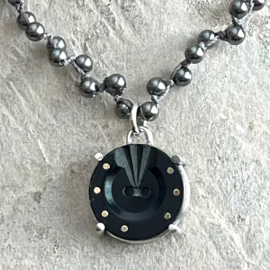 Vintage Horseshoe Button Necklaces