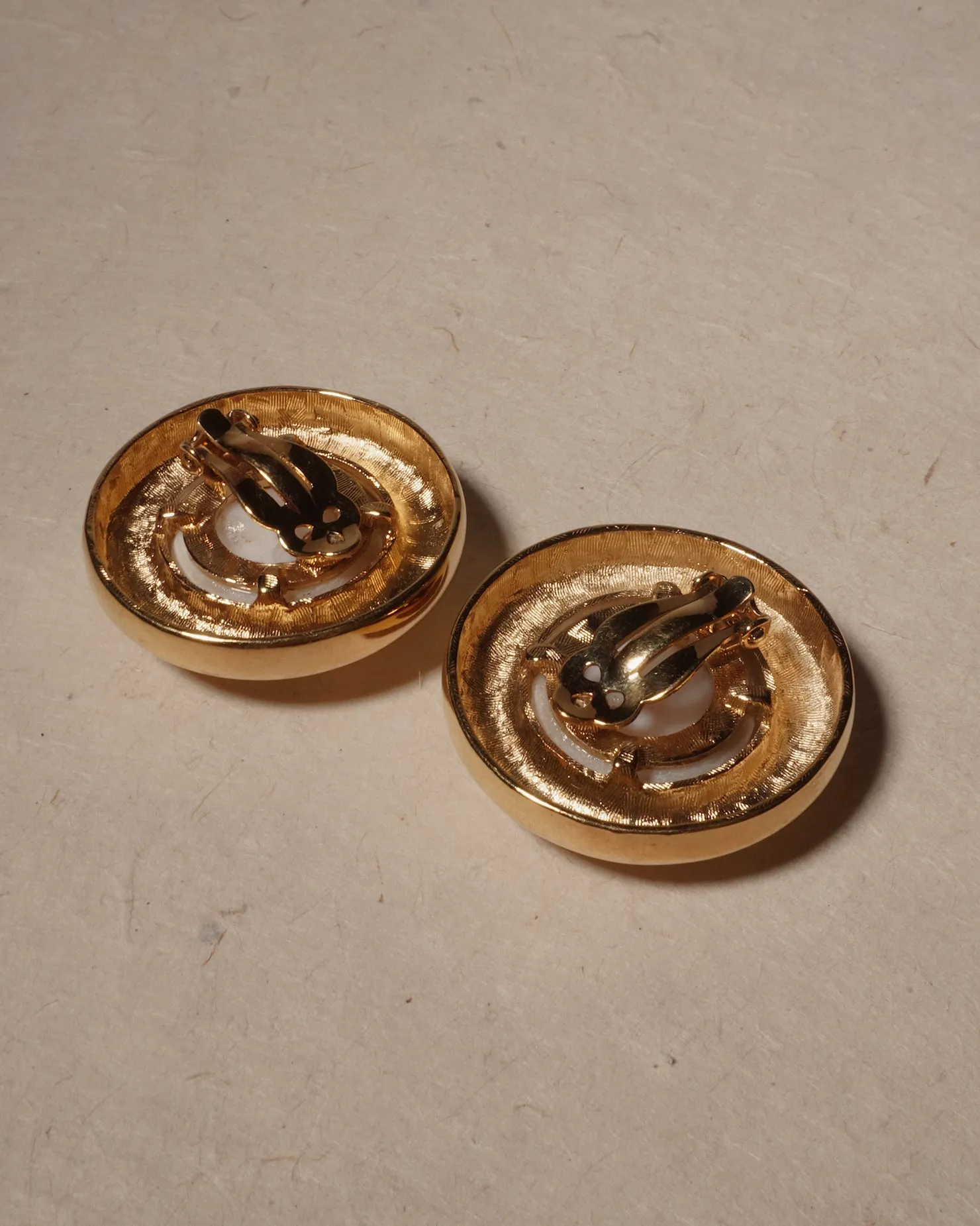 Vintage Iridescent Cab Clip Ons