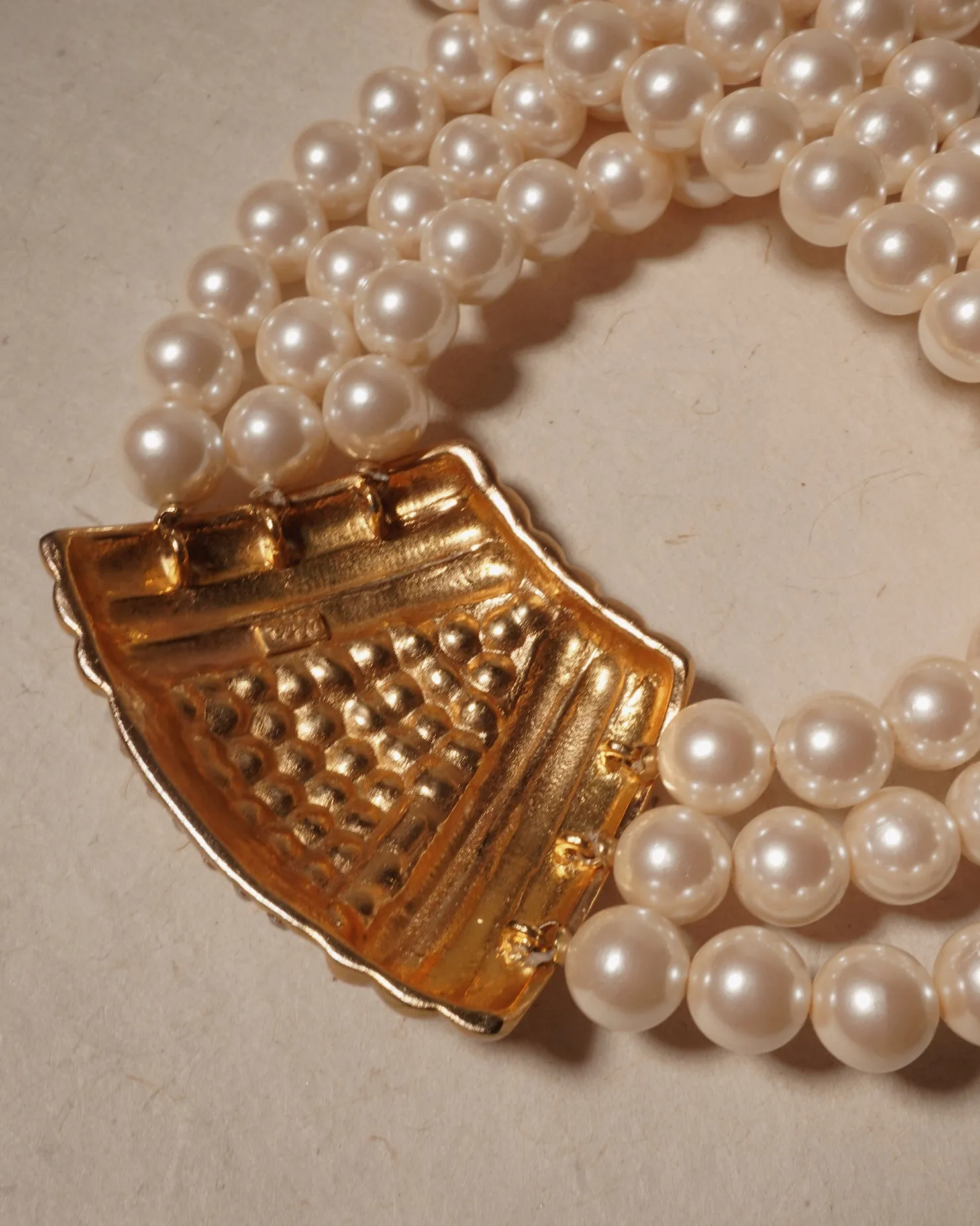 Vintage Multi-Strand Pearl Necklace