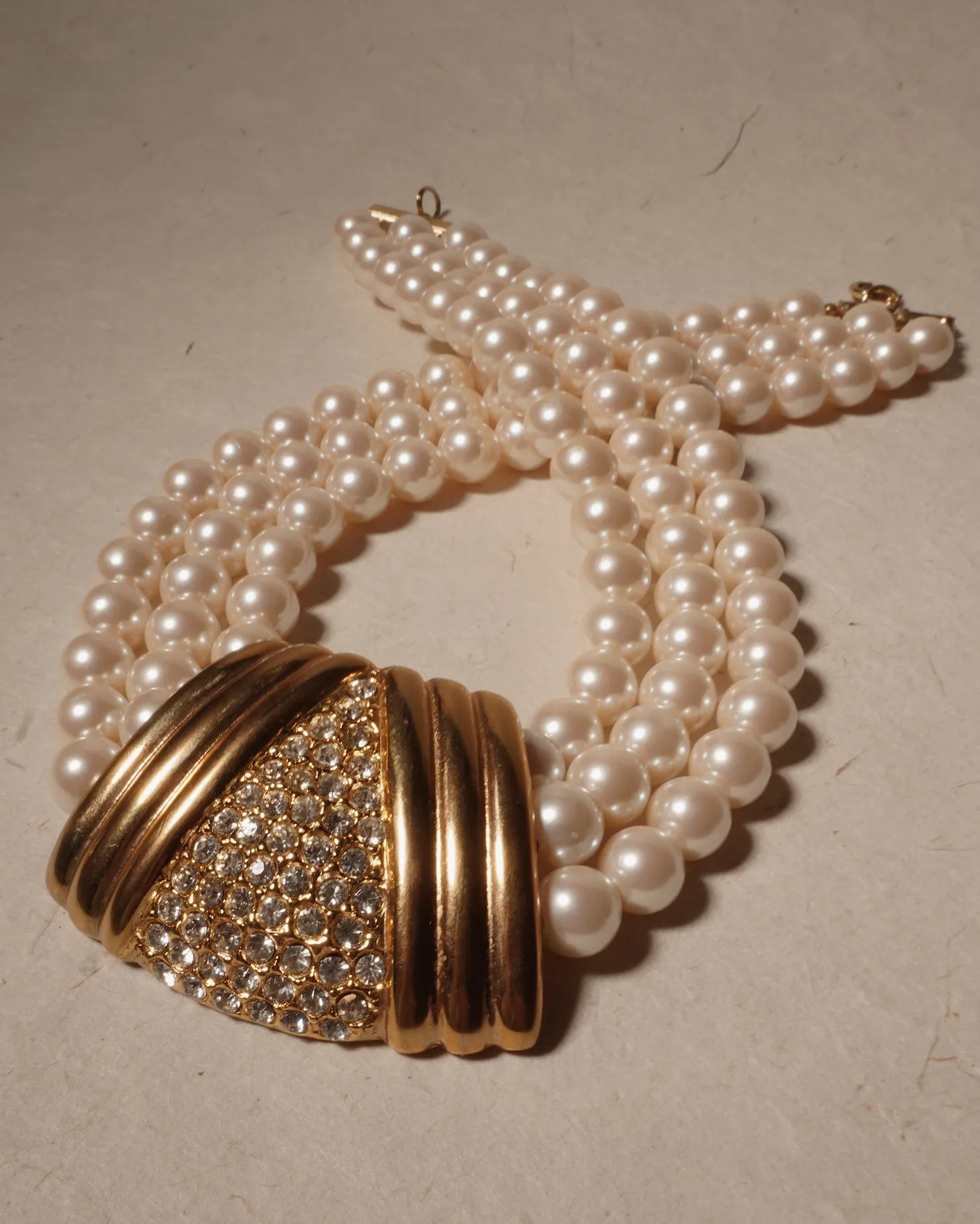 Vintage Multi-Strand Pearl Necklace