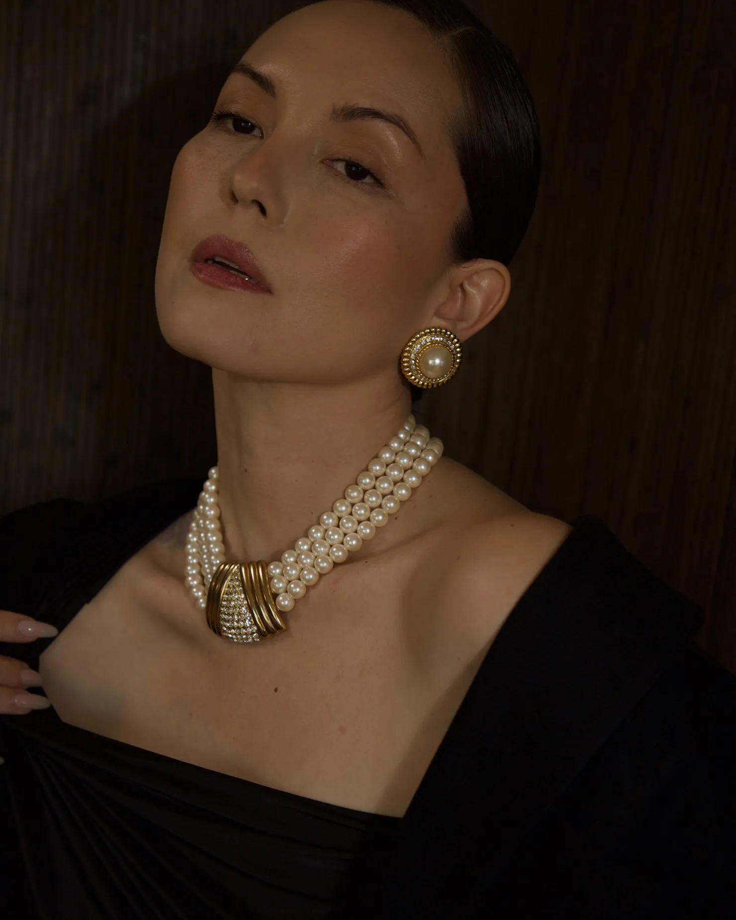 Vintage Multi-Strand Pearl Necklace