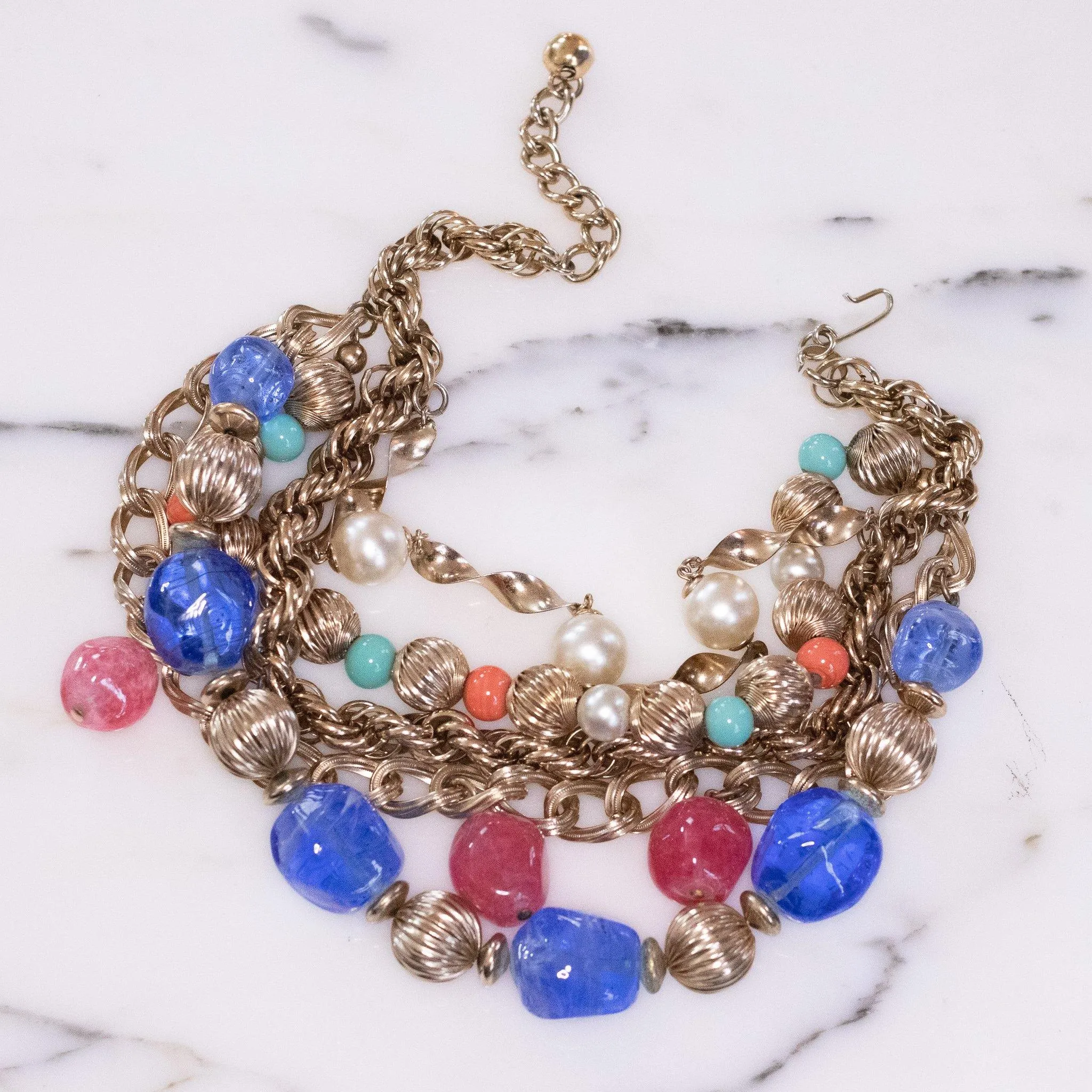 Vintage Napier Multi Strand Necklace