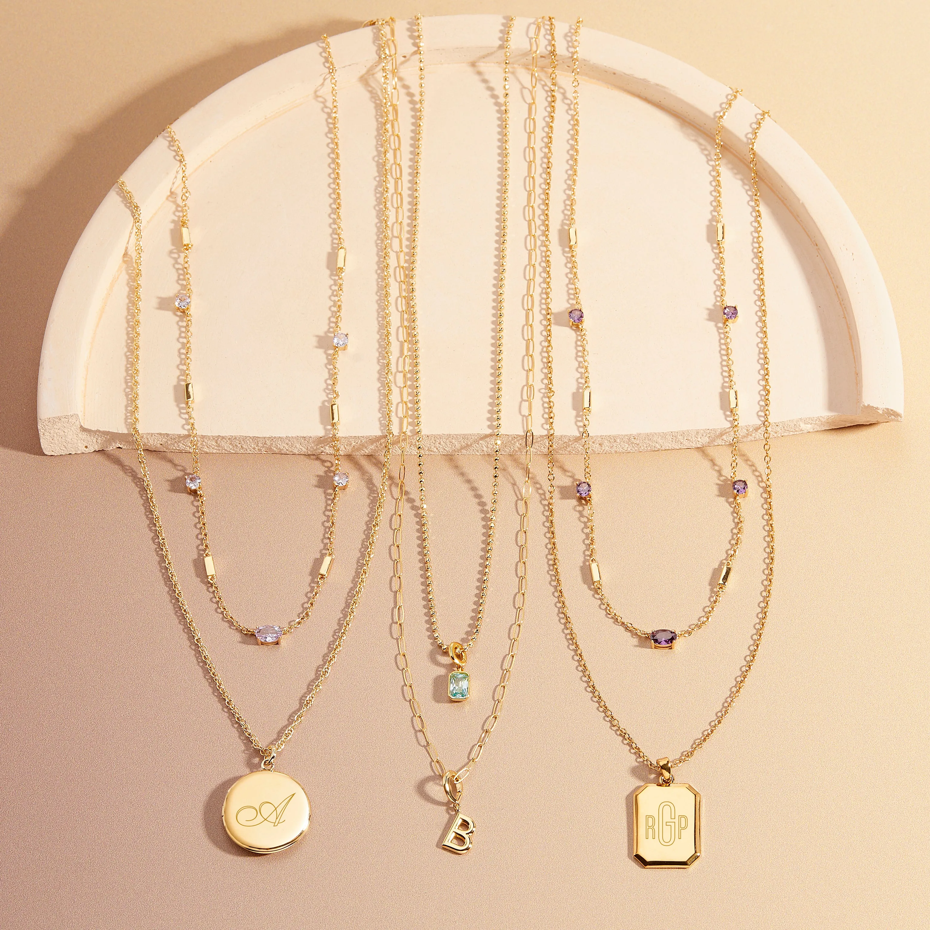 Willow Birthstone Layering Set