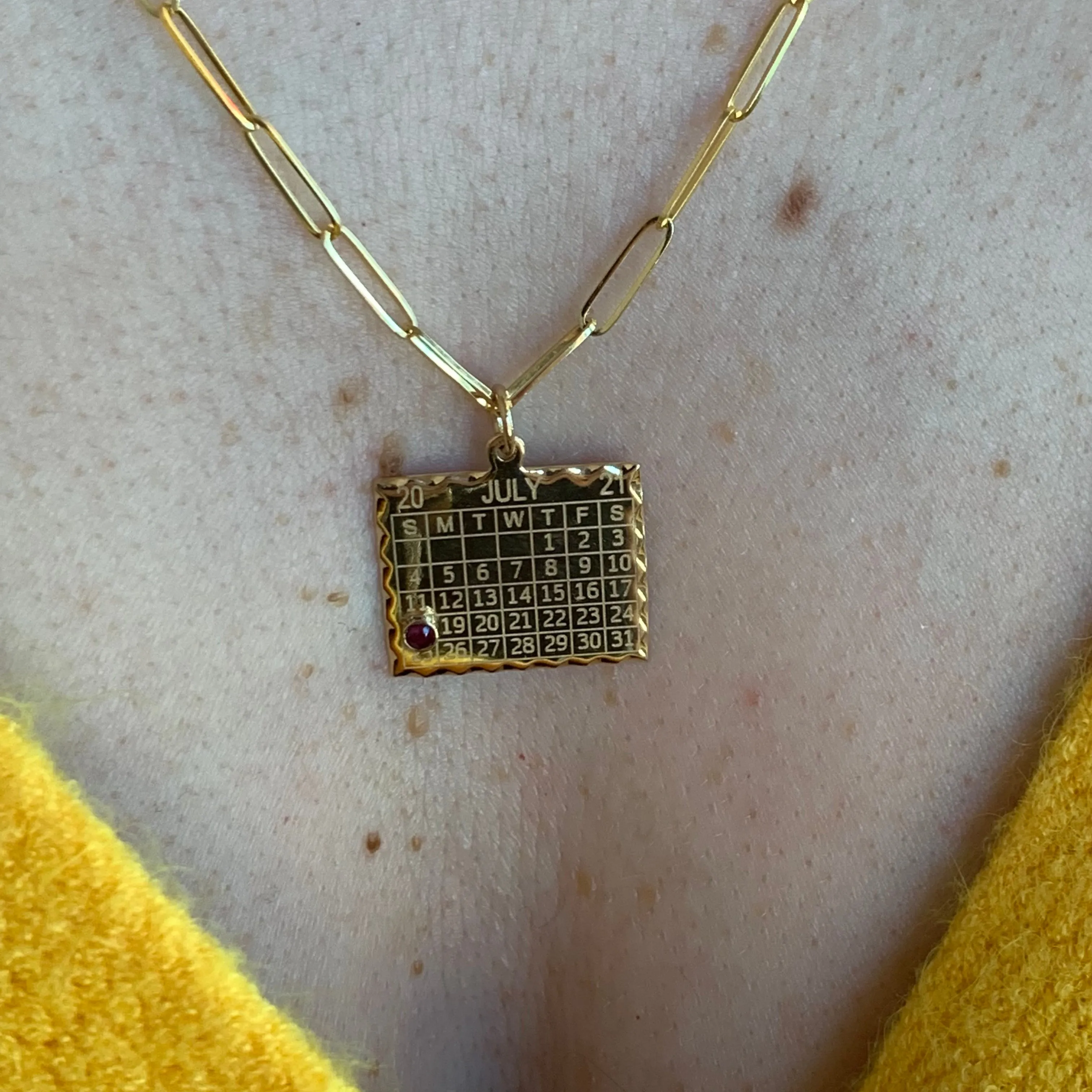 Zahava Heirlooms 1960's Calendar Charm